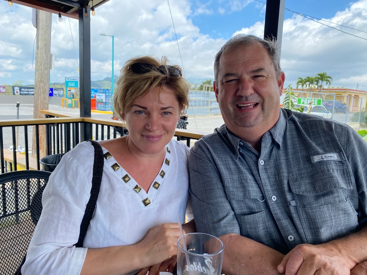 Oksana and Mark together